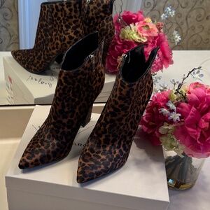 Marc Fisher Mellaly Brown Multi Pony Bootie Size 10 (NEW)